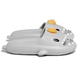 Gifi Chaussons requin flamme caoutchouc gris 36/37