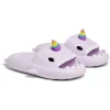 Best Gifi Chaussons requin licorne caoutchouc violet 36/37