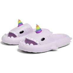 Best Gifi Chaussons requin licorne caoutchouc violet 38/39