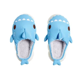 Outlet Gifi Chaussons requin mixtes bleus - pointure 36 à 45