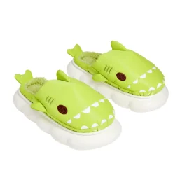 Hot Gifi Chaussons requin mixtes verts - pointure 36 à 45