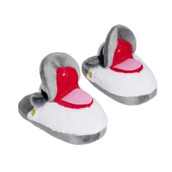 Discount Gifi Chaussons tête de mouton polyester gris - pointure 32 à 45