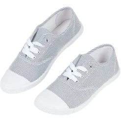 New Gifi Chaussures en toile de coton rayures bleu et blanc t 38