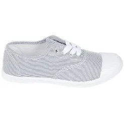 New Gifi Chaussures en toile de coton rayures bleu et blanc t 38