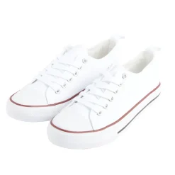Outlet Gifi Chaussures toiles femme T36 à 40 blanches