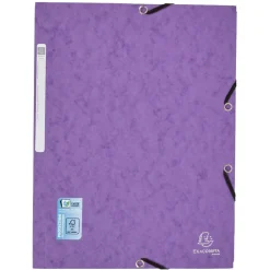Chemise cartonnée à élastique 3 rabats*Gifi Sale