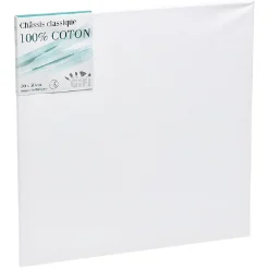 Gifi Châssis entoilé blanc, coton