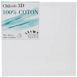 Gifi Châssis entoilé blanc 3D