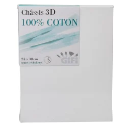 Gifi Châssis entoilé blanc 3D