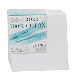 Gifi Châssis entoilé blanc 3D x3