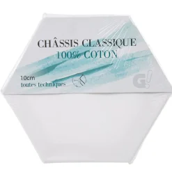 Gifi Châssis entoilé hexagonal blanc 20 cm