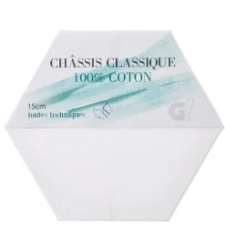 Gifi Châssis entoilé hexagonal blanc 30 cm