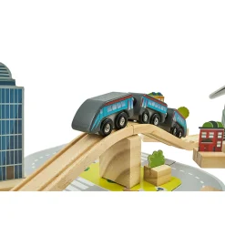 Gifi Jeux D'Imagination Et D'Imitation<Circuit de train en bois 72 pièces
