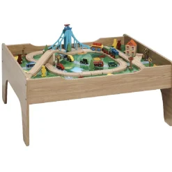 Gifi Jeux D'Imagination Et D'Imitation<Circuit de train sur table en bois