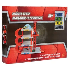 Gifi Jeux D'Imagination Et D'Imitation<Circuit garage 4 niveaux avec 4 voitures