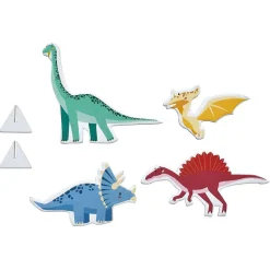 Outlet Gifi Circuit train Dinosaure en bois avec tapis