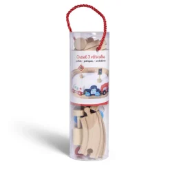 Gifi Eveil<Circuit véhicule en bois 24 pièces 30x26cm - 3 modèles