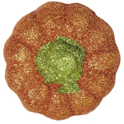 Citrouille pailletée orange et vert Halloween x4*Gifi Best