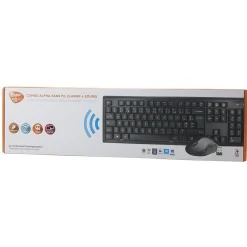 Clavier et souris sans fil Bluetooth noir*Gifi Hot