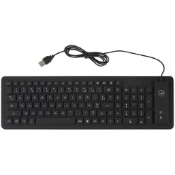 Clavier souple pvc flexible noir*Gifi Clearance