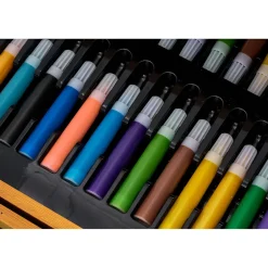 Gifi Coffret artiste en bois dessin et peinture 174 pièces