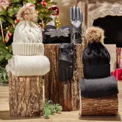 Clearance Gifi Coffret bandeau et gants noirs assortis