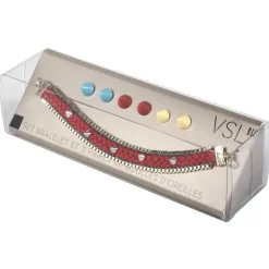 Sale Gifi Coffret bracelet chaîne + 3 paires de boucles d'oreilles