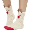 New Gifi Coffret chaussettes de Noël cocooning modèle Renne marron rouge