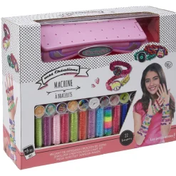 Gifi Jeux D'Imagination Et D'Imitation<Coffret créatif beauté machine à bracelets rose