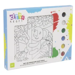 Gifi Coffret créatif peinture sur toile koala