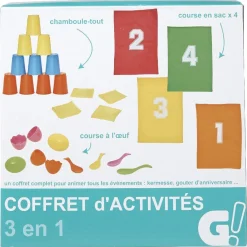 Gifi Jeux De Société Et Éducatifs<Coffret d'activités 3 en 1