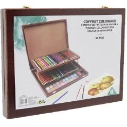 Gifi Coffret de coloriage en bois