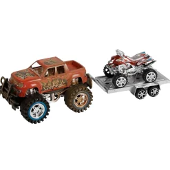 Gifi Jeux D'Imagination Et D'Imitation<Coffret de voiture pick up avec attelage et quad