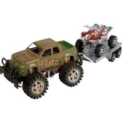 Gifi Jeux D'Imagination Et D'Imitation<Coffret de voiture pick up avec attelage et quad