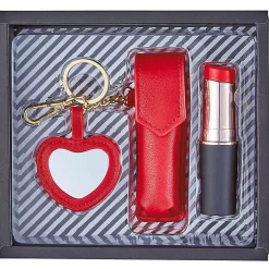 New Gifi Coffret porte clé miroir coeur batterie de secours powerbank