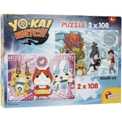 Gifi Jeux De Société Et Éducatifs<Coffret 2 puzzles Yo-Kai Watch