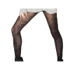 Sale Gifi Collant femme motif fleur noir et rose S/M/L