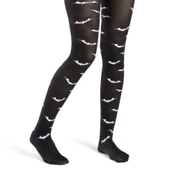 Clearance Gifi Collant Halloween adulte phosphorescent motif chauve-souris T.unique