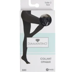 Clearance Gifi Collant noir opaque 50D T2/3/4