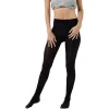 New Gifi Collants noir indéchirable semi opaques Taille unique