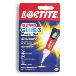 Colle instantanée Superglue 3 Power Gel Loctite - Tube de 3g*Gifi Hot