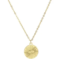 Clearance Gifi Collier acier inoxydable doré