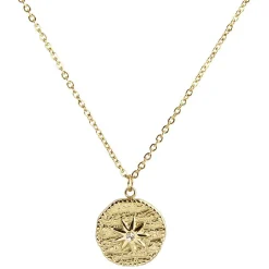 Clearance Gifi Collier acier inoxydable doré