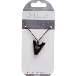 Discount Gifi Collier avec pendentif en pierre naturelle