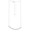 Online Gifi Collier chaîne avec décor argenté pailleté