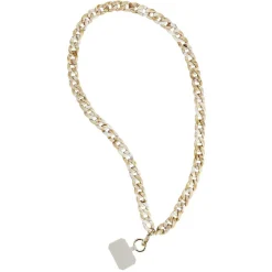 Best Gifi Collier chaîne doré pour téléphone 115cm
