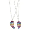 Best Gifi Collier x2 avec médaillon coeur Best friends