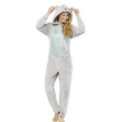Gifi Combinaison pyjama Koala gris et bleu pailleté Taille S