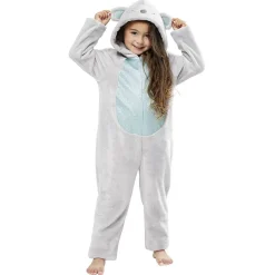 Clearance Gifi Combinaison pyjama Koala gris et bleu pailleté 10/12ans