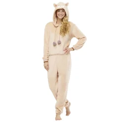 Discount Gifi Combinaison pyjama Renard beige Taille L